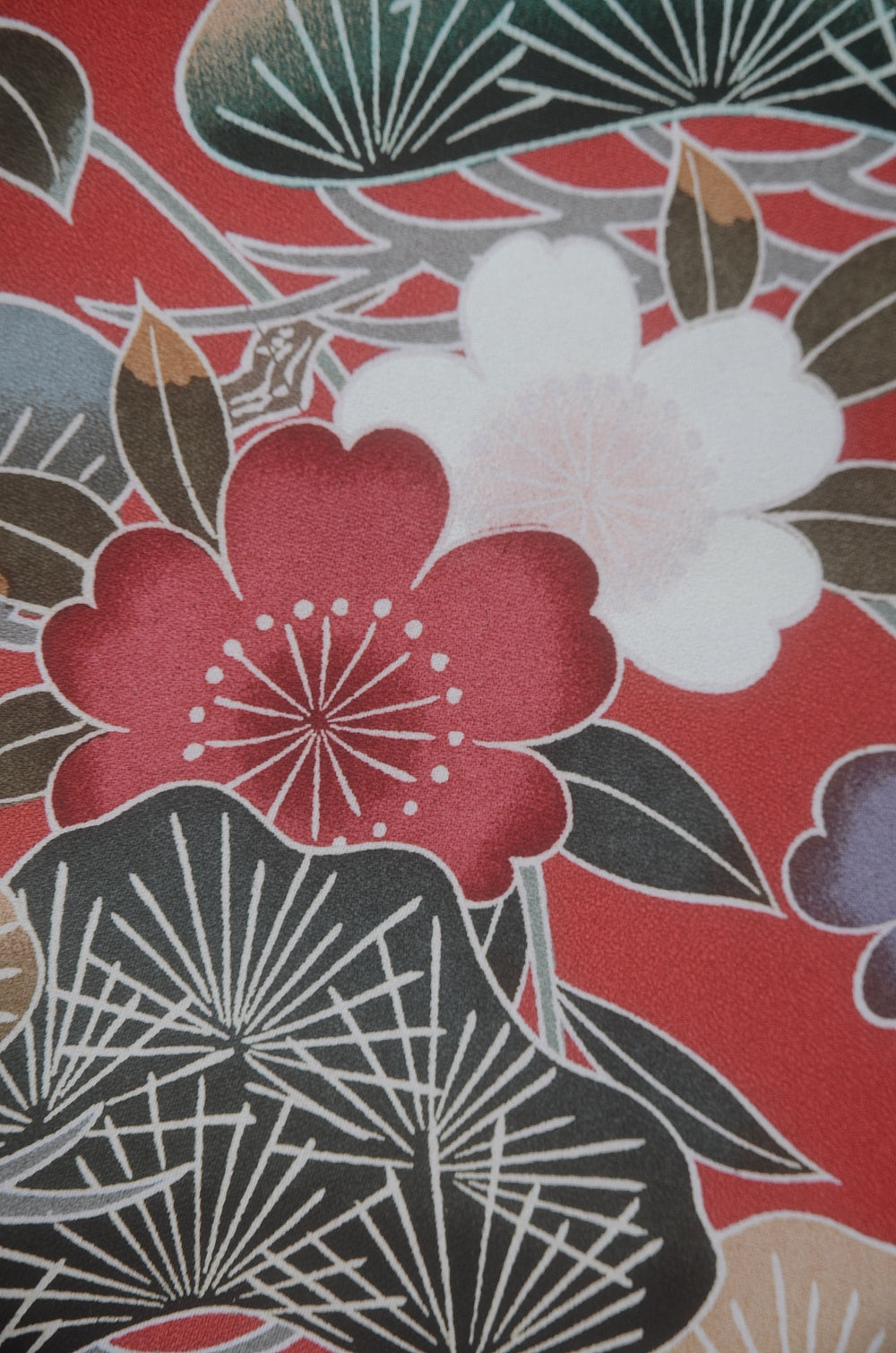 Long-sleeved kimono 6 items set / Furisode / FK#2-305