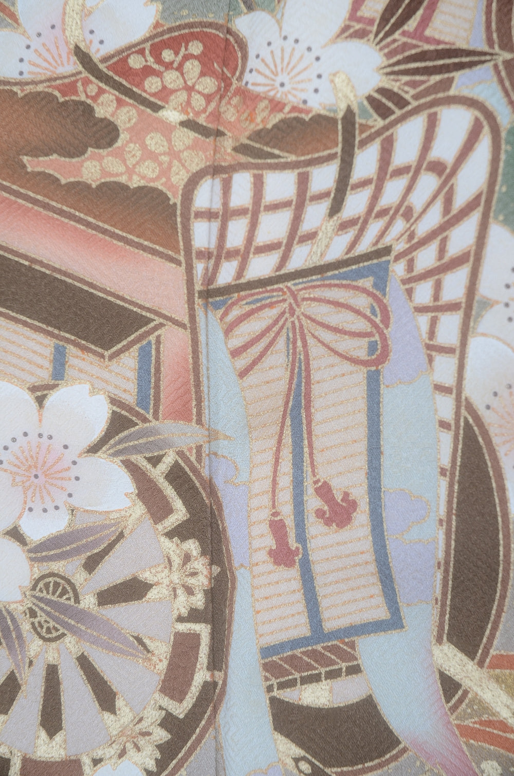 Long-sleeved kimono 6 items set / Furisode / FK#2-306