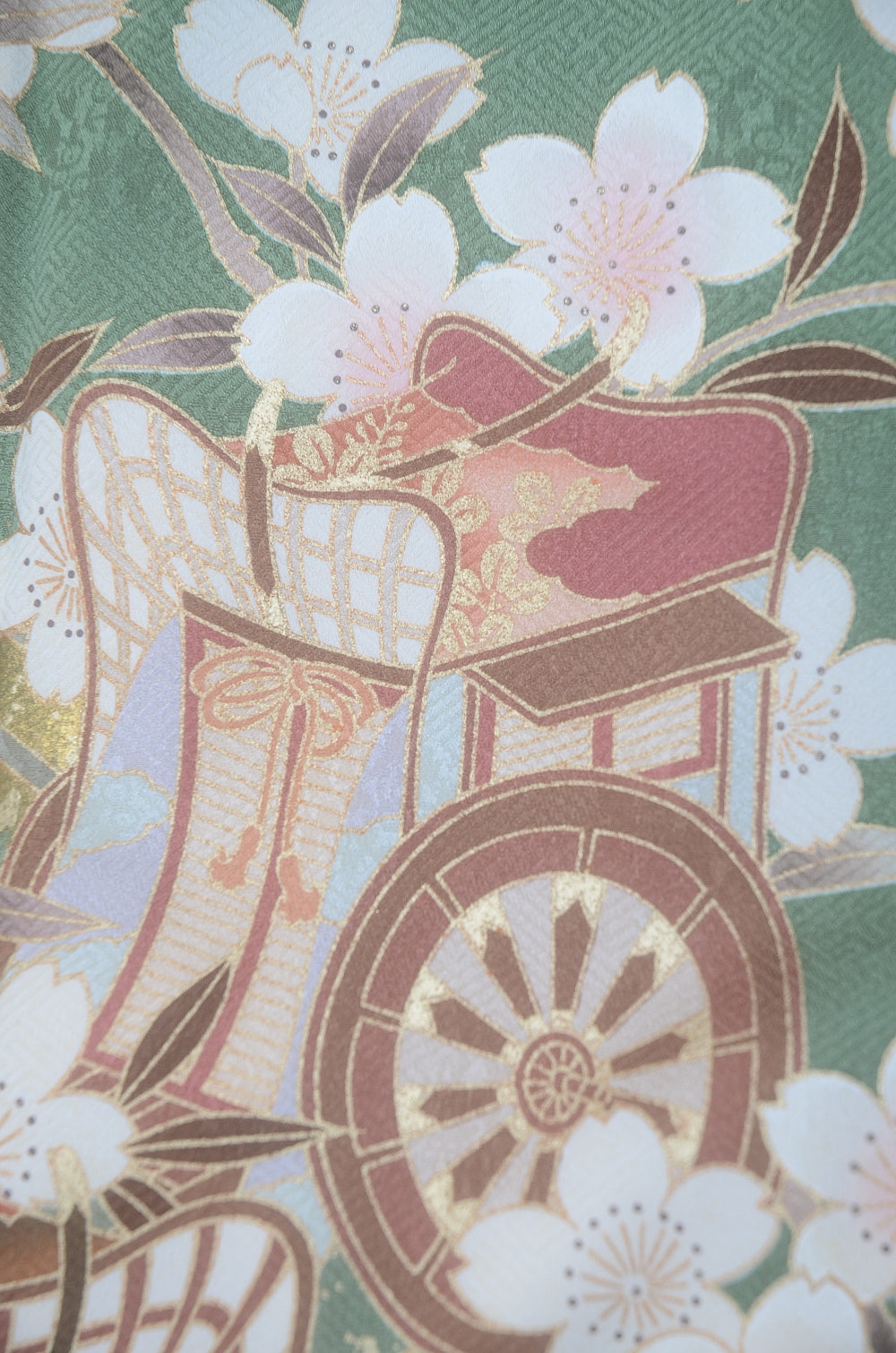 Long-sleeved kimono 6 items set / Furisode / FK#2-306