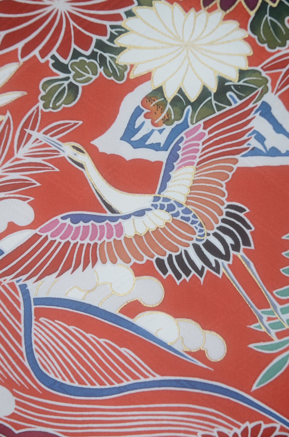 Long-sleeved kimono 6 items set / Furisode / FK#2-307