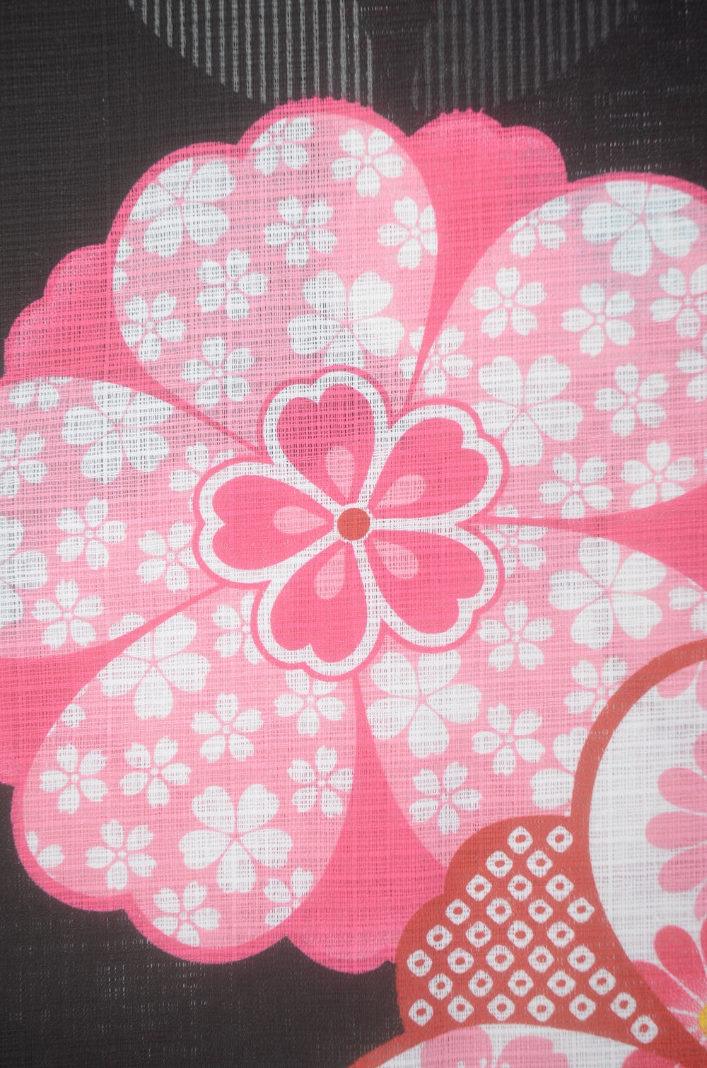 Girls yukata and obi belt set / GY #83 (11-12)