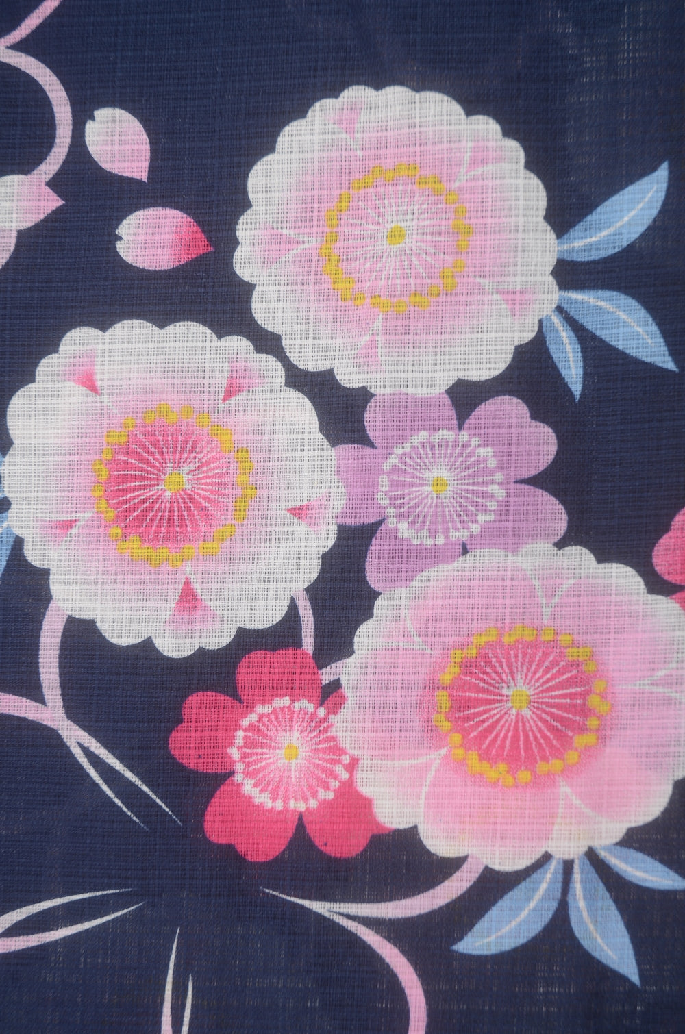 Girls yukata and obi belt set / GY #87 (9-10)
