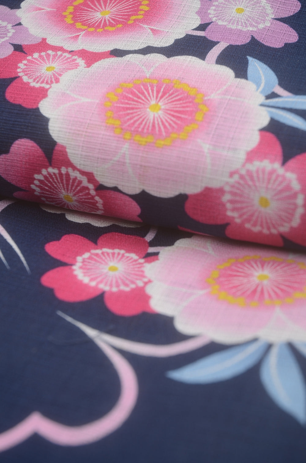 Girls yukata and obi belt set / GY #87 (13-14)