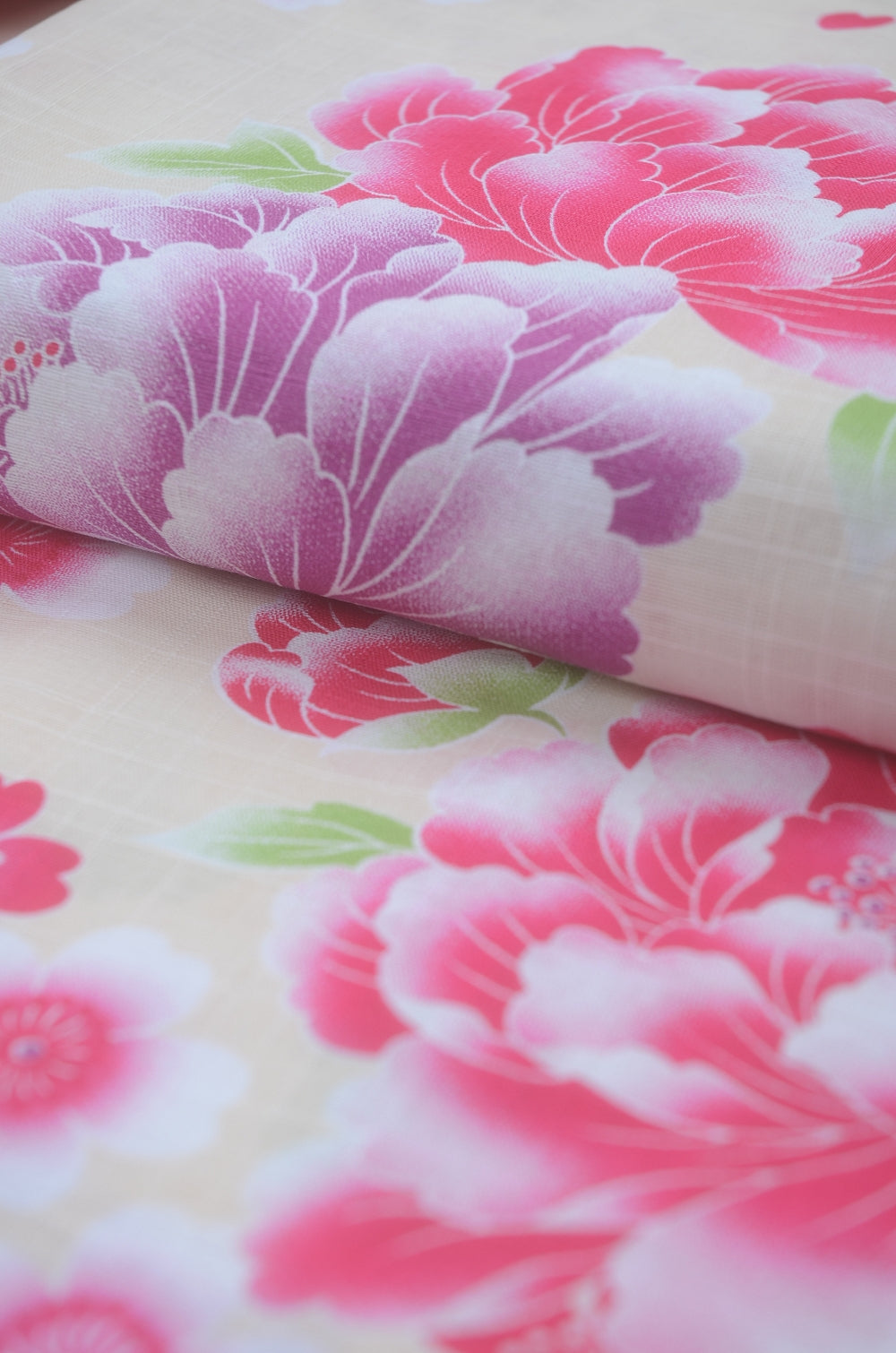 Girls yukata and obi belt set / GY #56 (7-8)