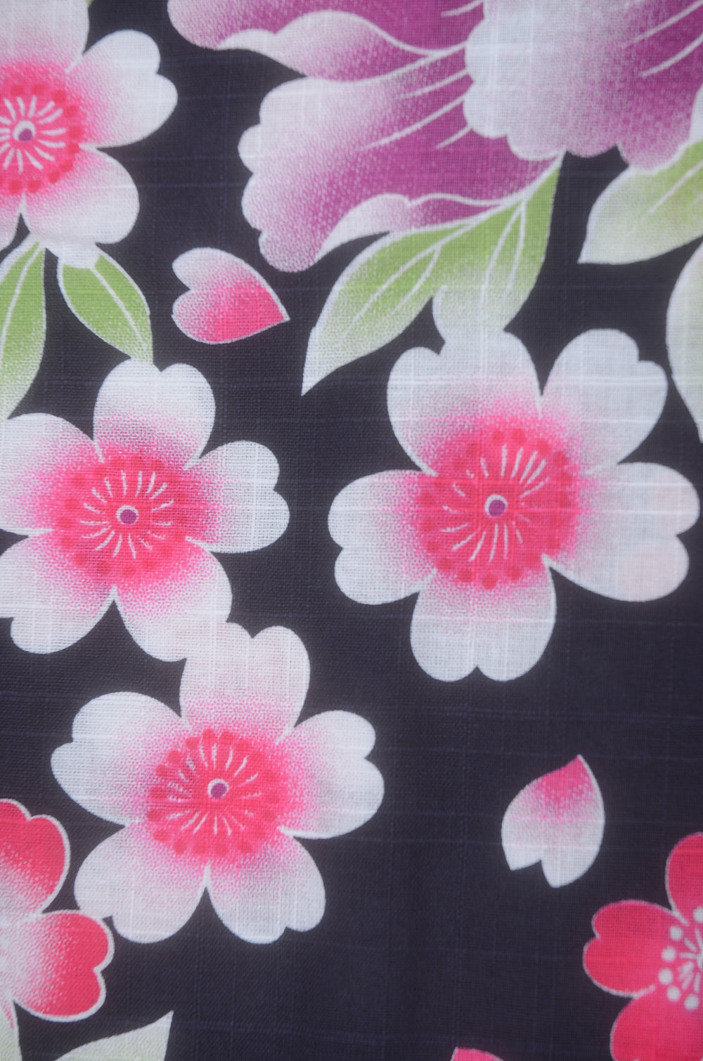 Girls yukata and obi belt set / GY #57 (5-6)