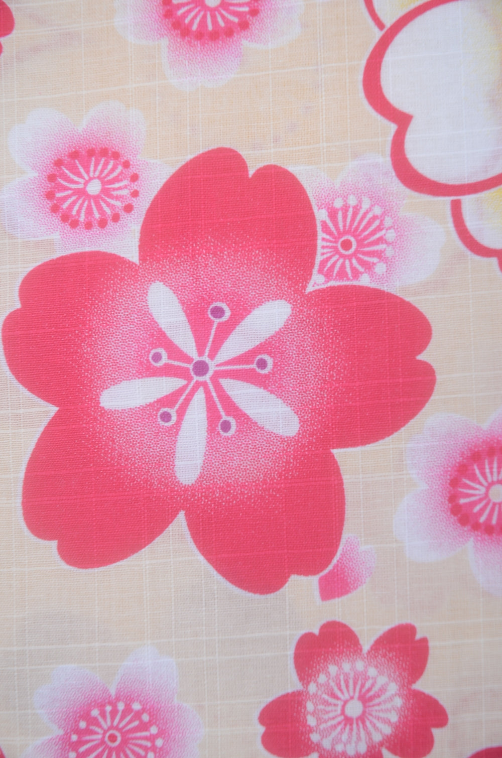 Girls yukata and obi belt set / GY #59 (5-6)