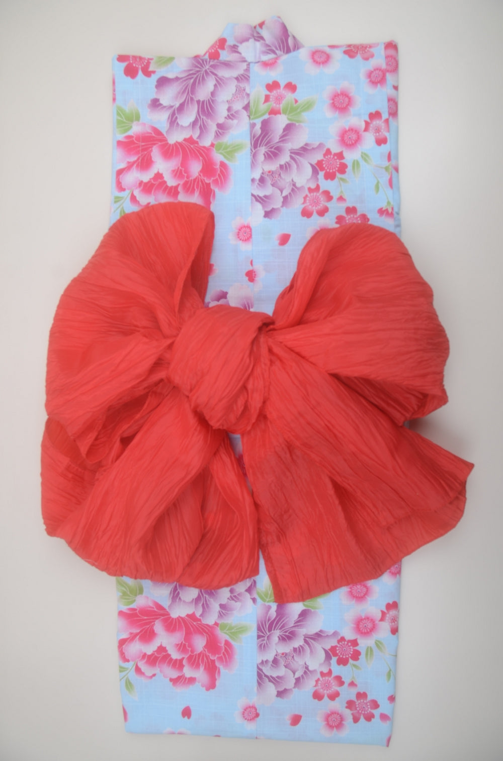 Girls yukata and obi belt set / GY #60 (5-6)