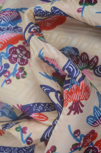 Long-sleeved kimono & hakama 5 items set / Furisode / FK#2-308