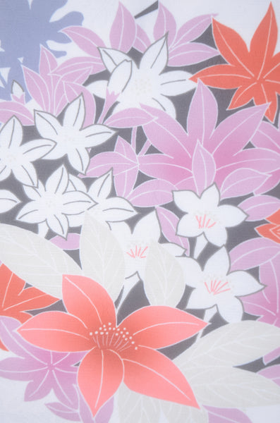 Long-sleeved kimono & hakama 5 items set / Furisode / FK#2-310