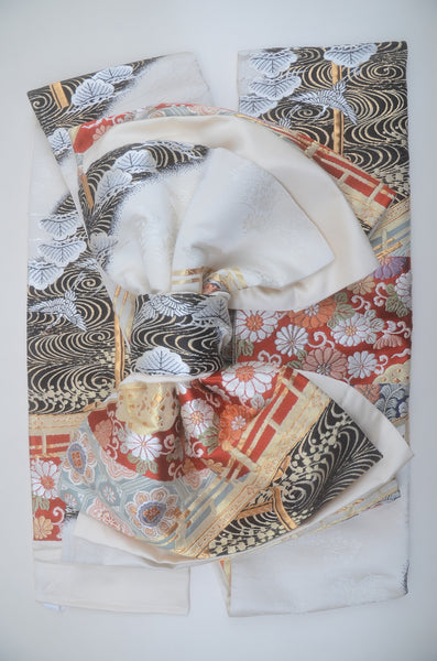 Japanese kimono 6 items set / TK #2-429