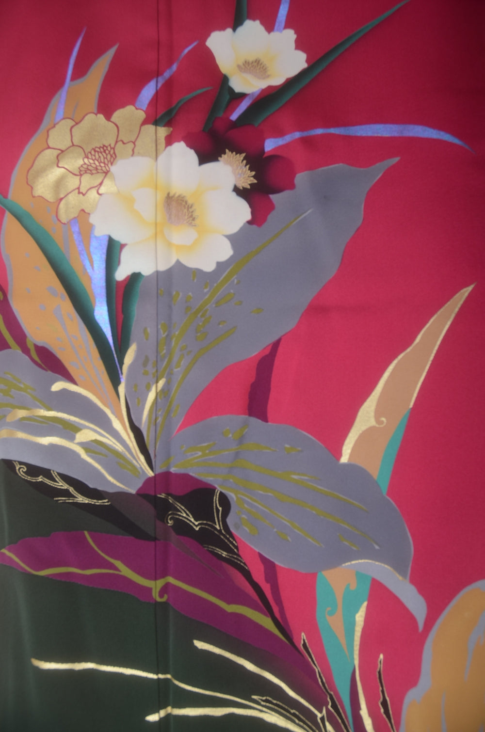 Long-sleeved kimono 6 items set / Furisode / FK#2-069