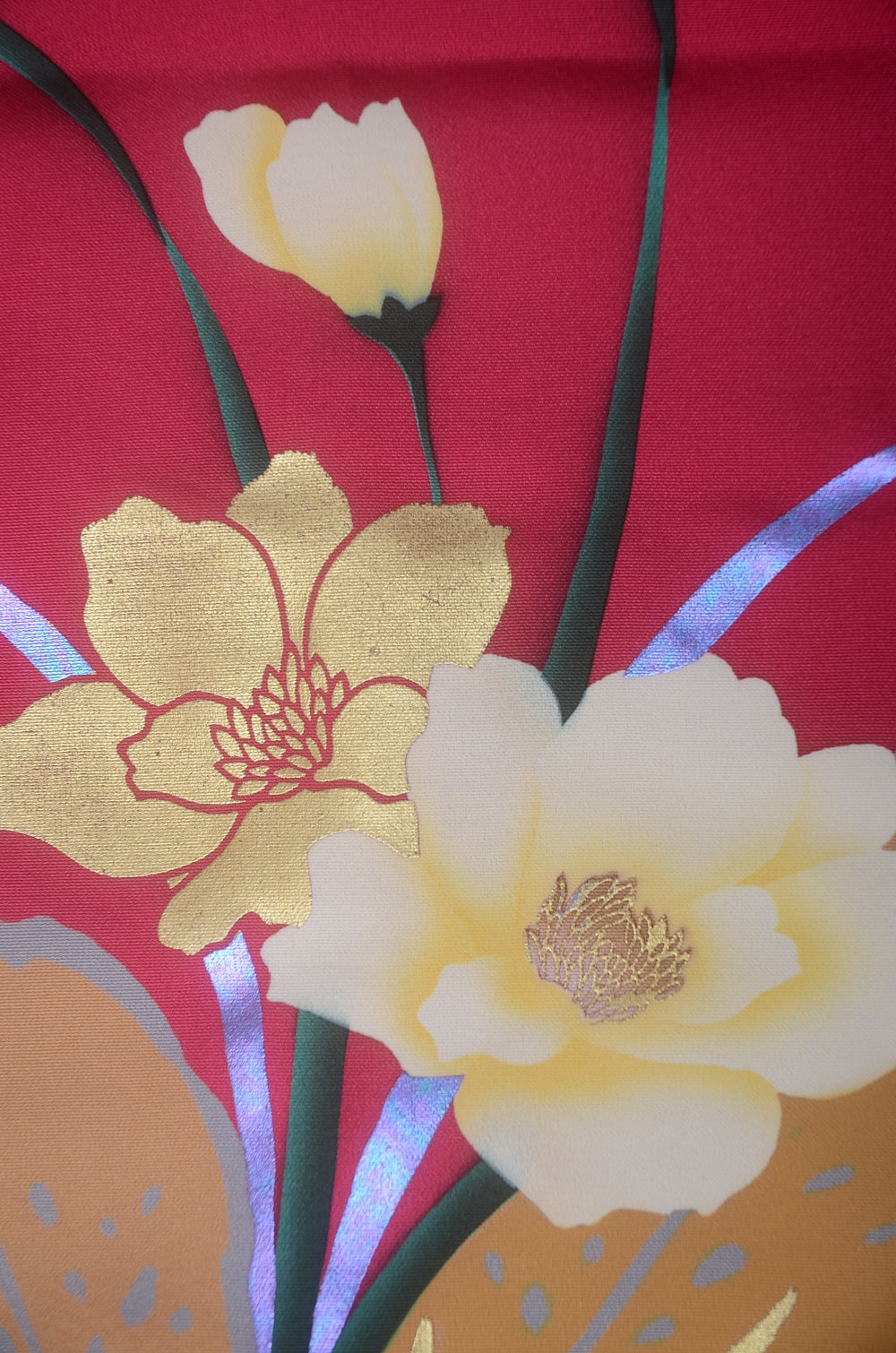 Long-sleeved kimono 6 items set / Furisode / FK#2-069