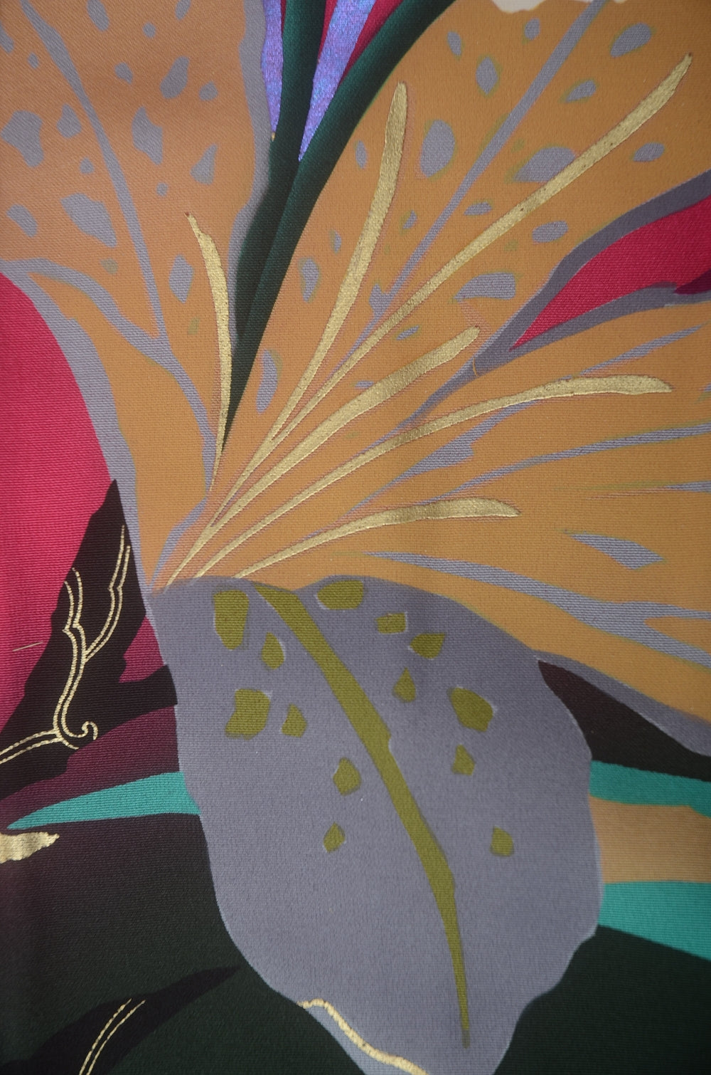 Long-sleeved kimono 6 items set / Furisode / FK#2-069