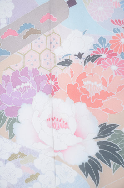 Japanese kimono 6 items set / TK #2-434