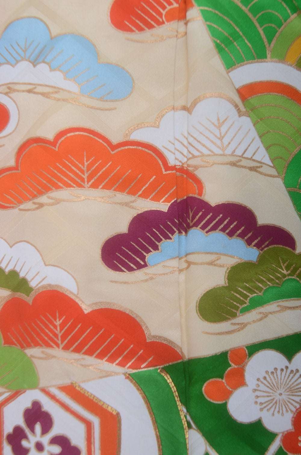 Long-sleeved kimono / Furisode / FK#2-095