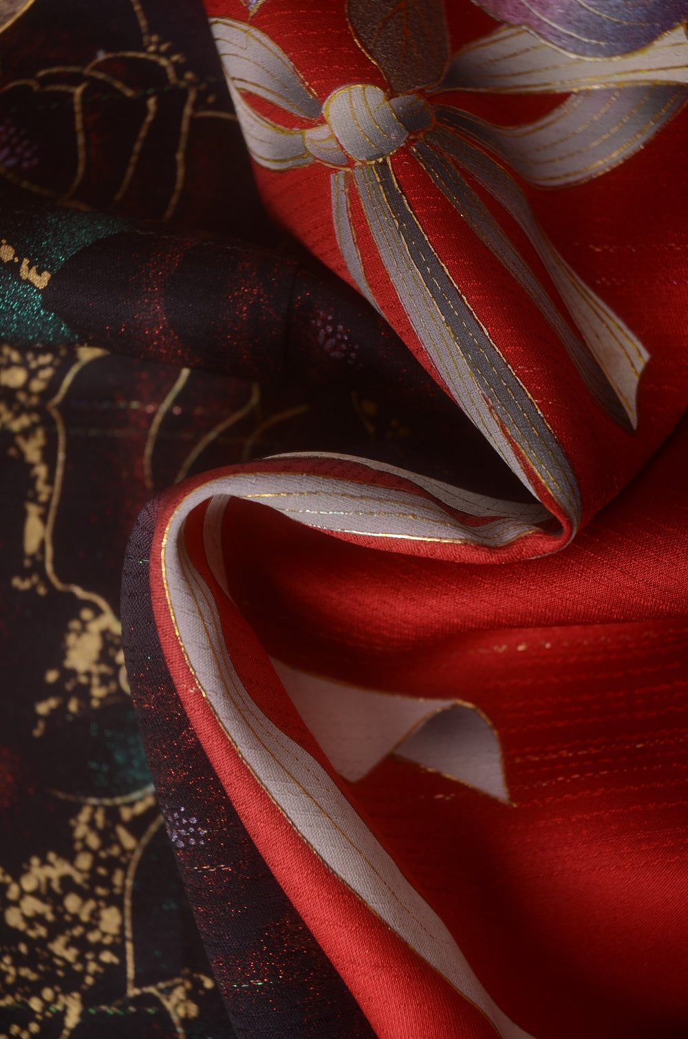 Long-sleeved kimono 6 items set / Furisode / FK#2-076