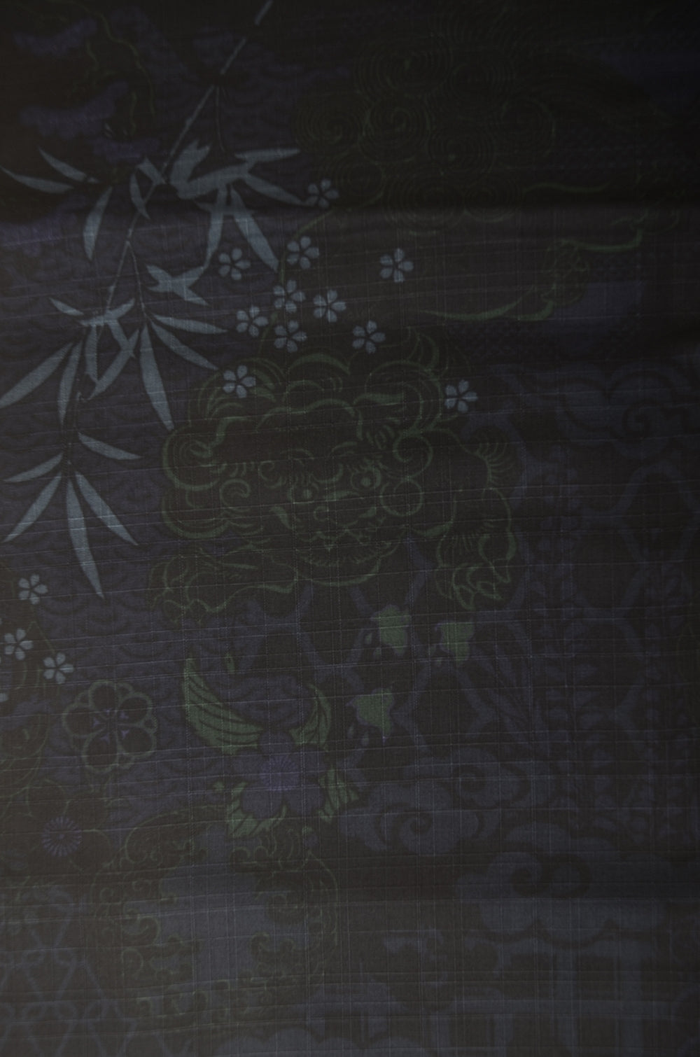 Men Yukata for indoor use / lion :YB1573-B-navy