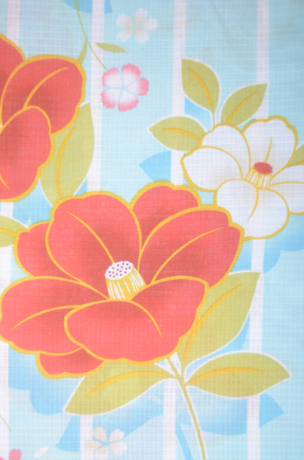 Girls yukata and obi belt set / GY #74 (13-14)