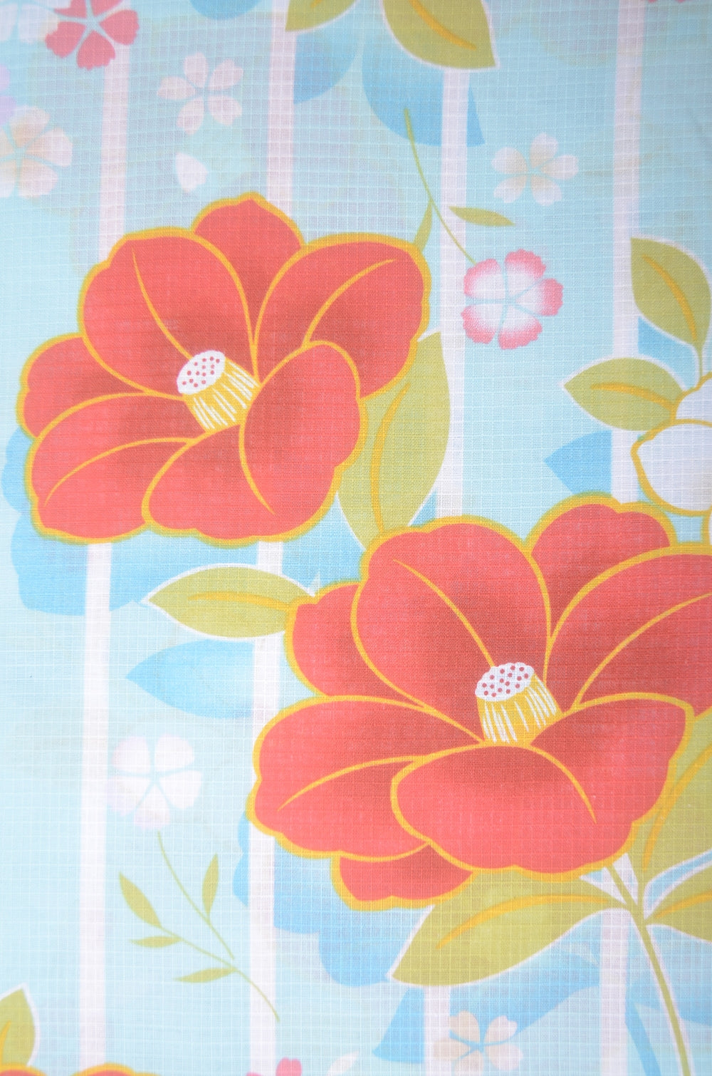 Girls yukata and obi belt set / GY #74 (13-14)