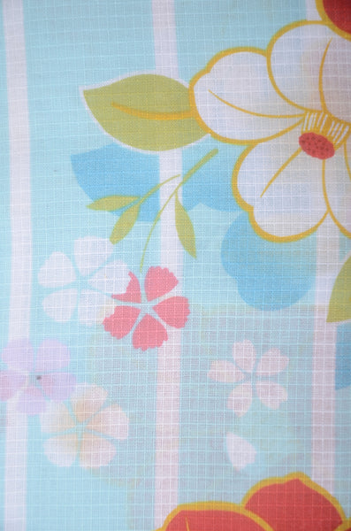 Girls yukata and obi belt set / GY #74 (9-10)