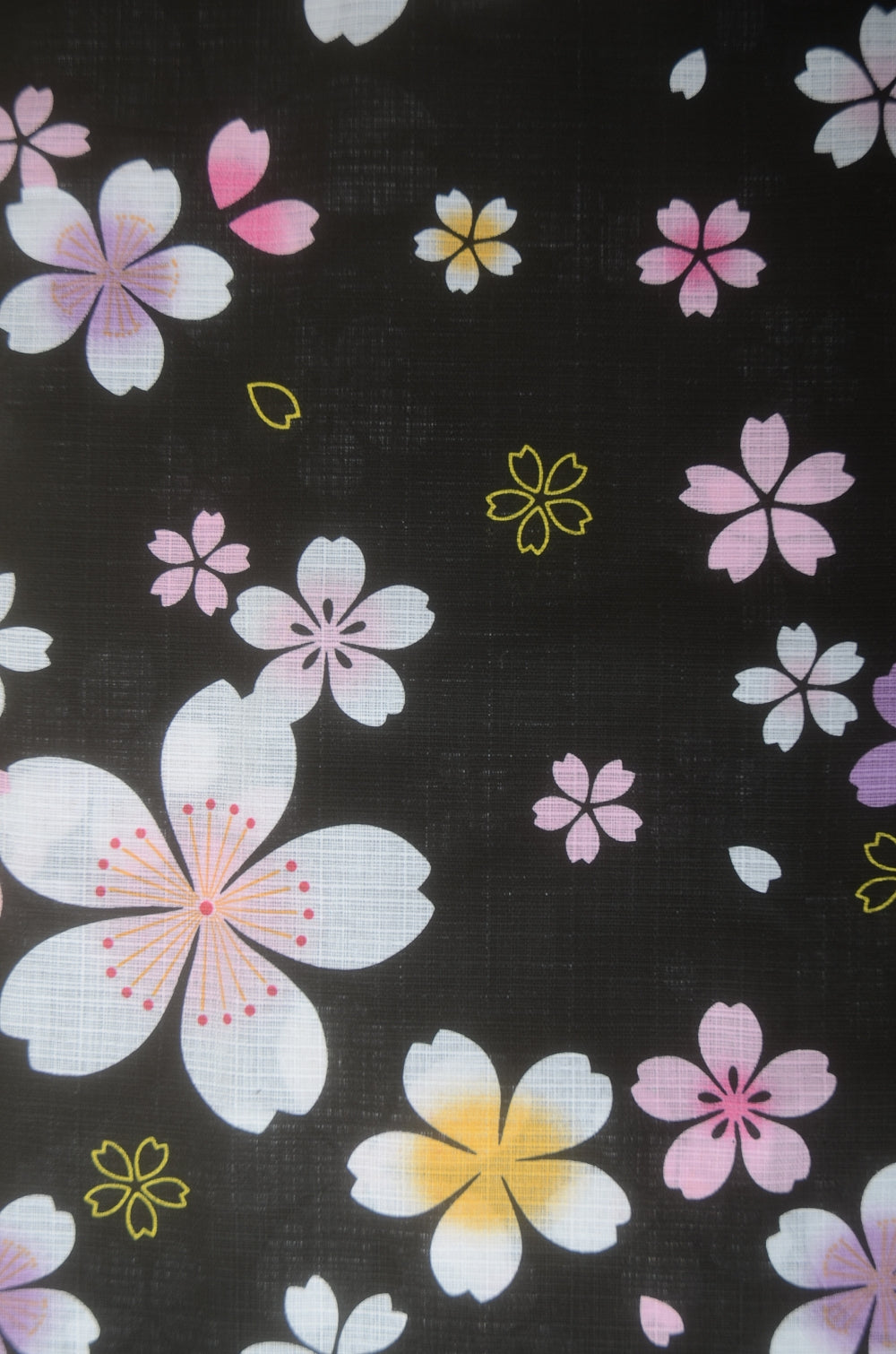 Girls yukata and obi belt set / GY #75 (9-10)