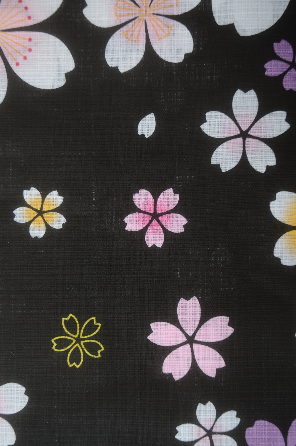 Girls yukata and obi belt set / GY #75 (9-10)