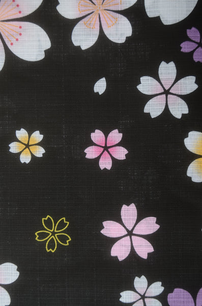 Girls yukata and obi belt set / GY #75 (13-14)