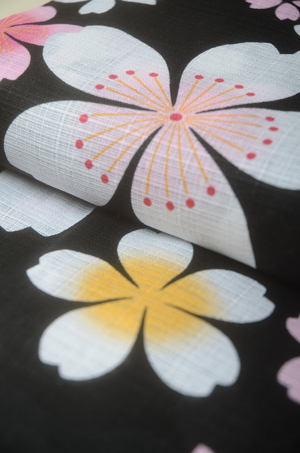 Girls yukata and obi belt set / GY #75 (13-14)