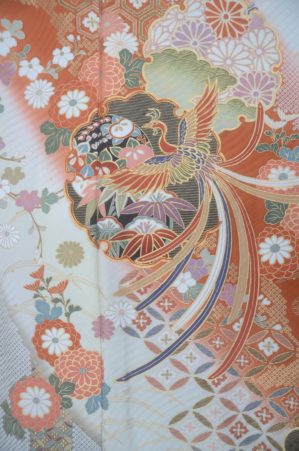 Long-sleeved kimono 6 items set / Furisode / FK#2-246