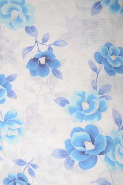 Girls yukata and obi belt set / GY #78 (11-12)