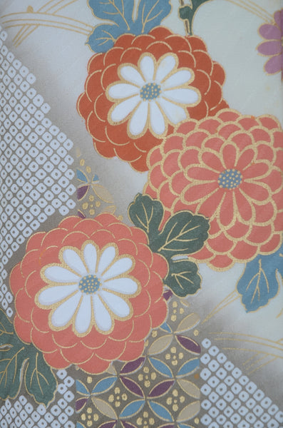 Long-sleeved kimono 6 items set / Furisode / FK#2-246