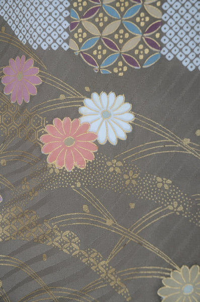 Long-sleeved kimono 6 items set / Furisode / FK#2-246