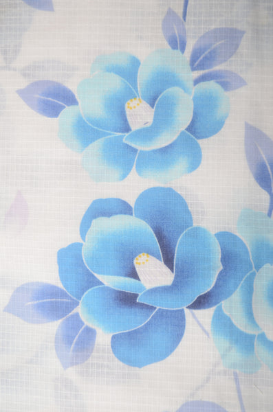 Girls yukata and obi belt set / GY #78 (13-14)