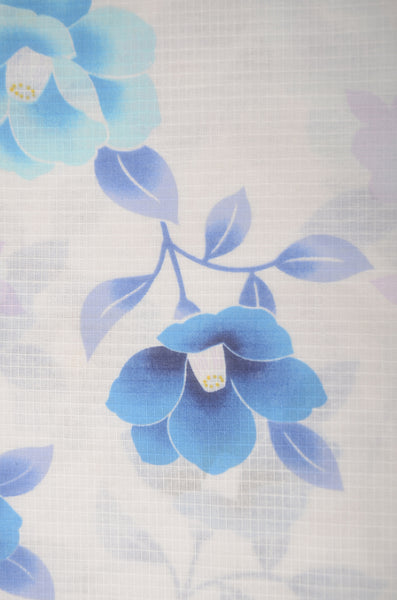 Girls yukata and obi belt set / GY #78 (11-12)