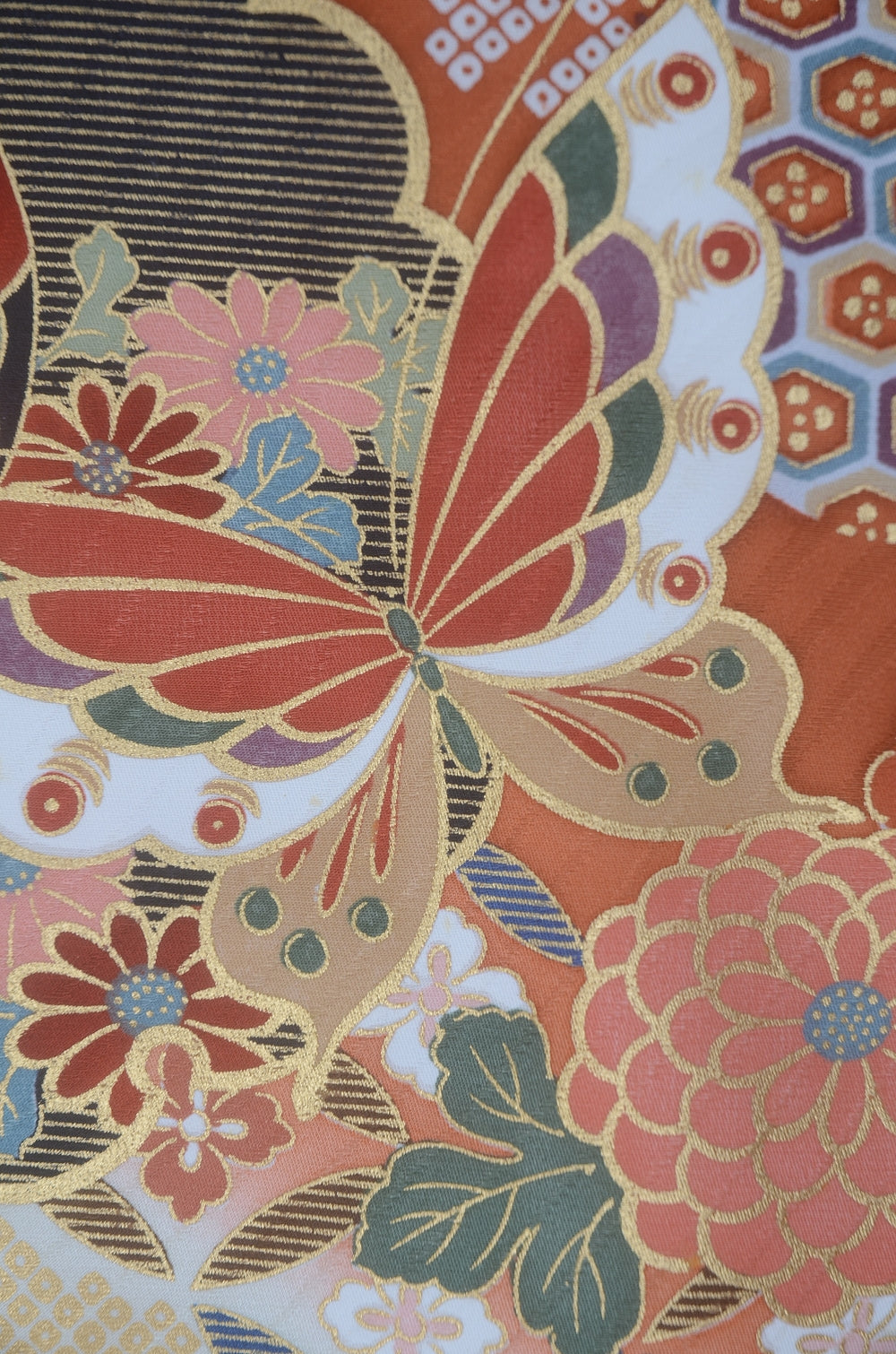 Long-sleeved kimono 6 items set / Furisode / FK#2-246