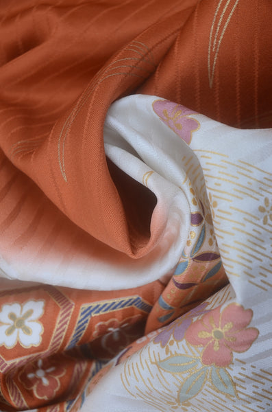 Long-sleeved kimono 6 items set / Furisode / FK#2-246