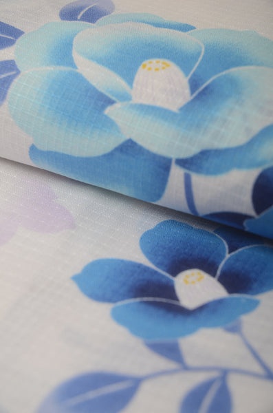 Girls yukata and obi belt set / GY #78 (13-14)