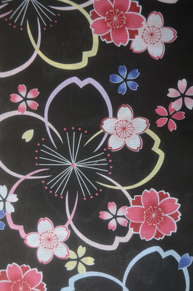 Girls yukata and obi belt set / GY #79 (13-14)