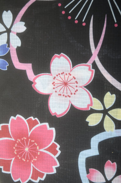 Girls yukata and obi belt set / GY #79 (11-12)