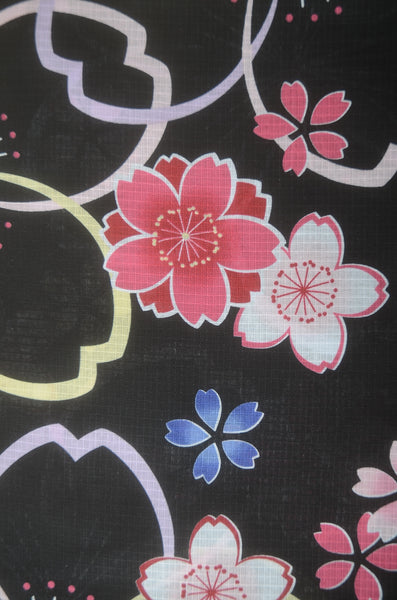 Girls yukata and obi belt set / GY #79 (13-14)