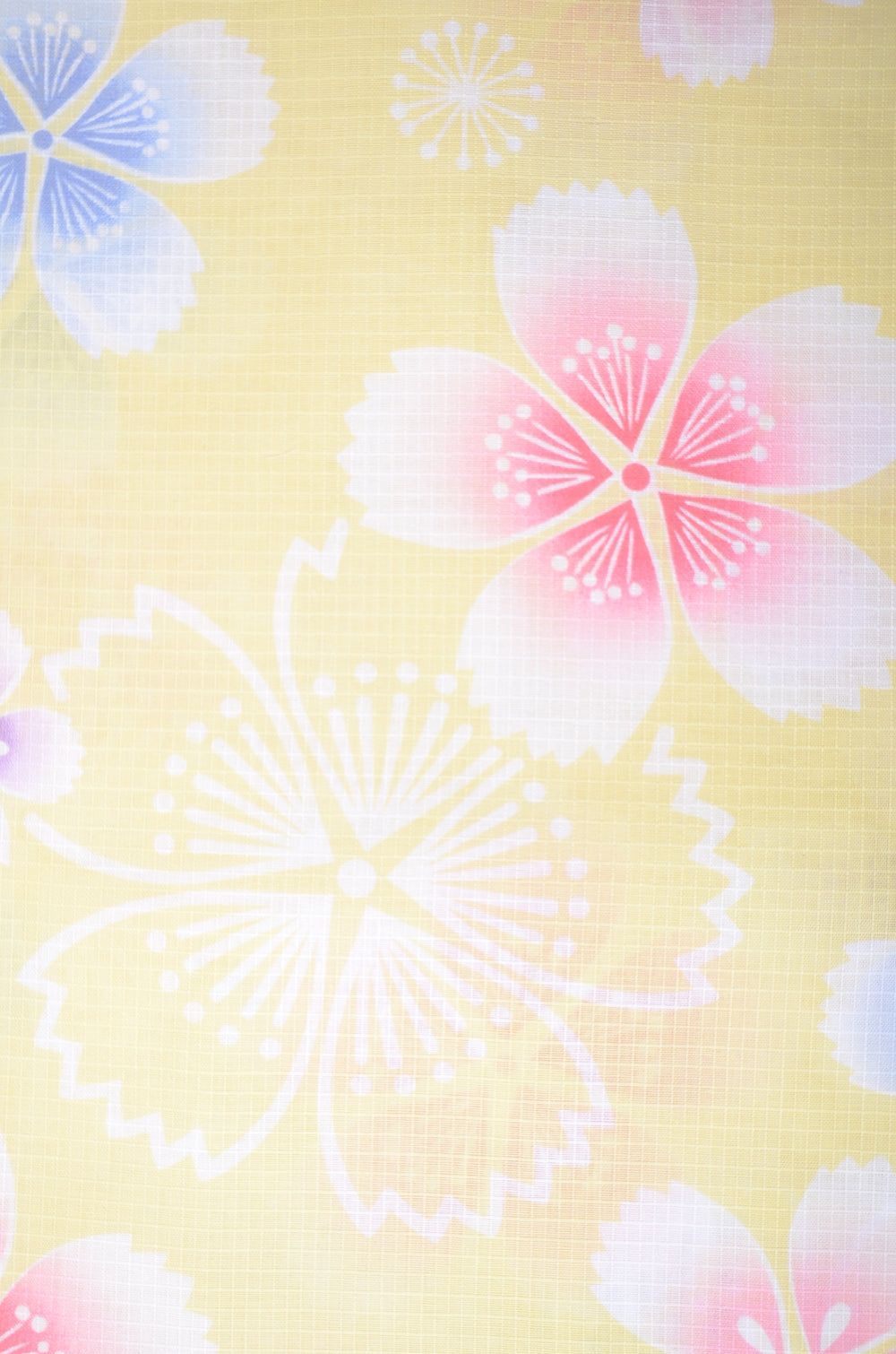 Girls yukata and obi belt set / GY #80 (9-10)