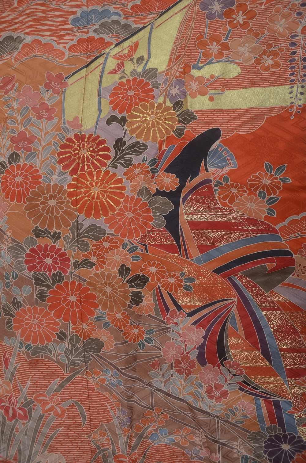 Long-sleeved kimono 6 items set / Furisode / FK#2-248