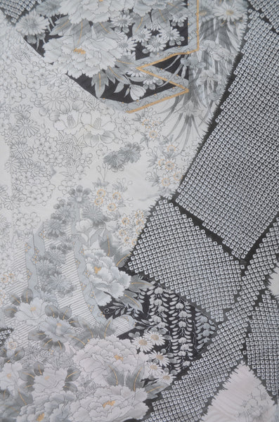 Long-sleeved kimono 6 items set / Furisode / FK#2-251