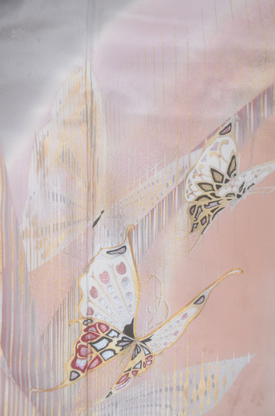 Long-sleeved kimono 6 items set / Furisode / FK#2-253