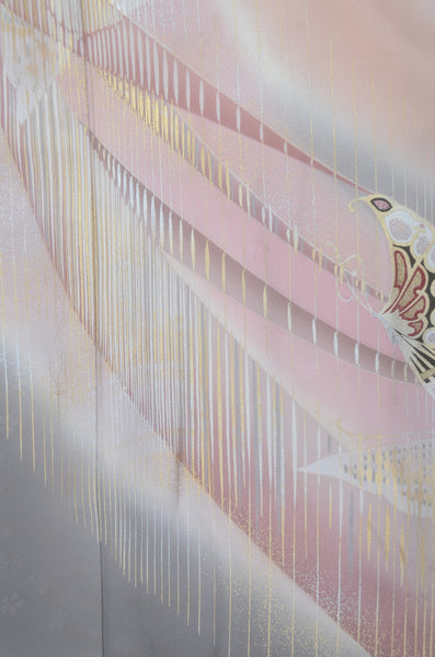 Long-sleeved kimono 6 items set / Furisode / FK#2-253