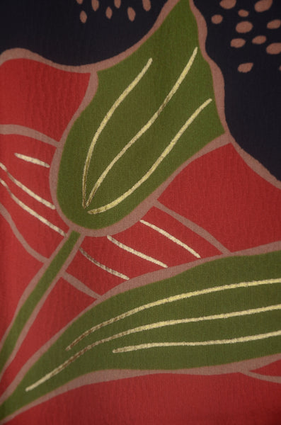 Long-sleeved kimono 6 items set / Furisode / FK#2-254