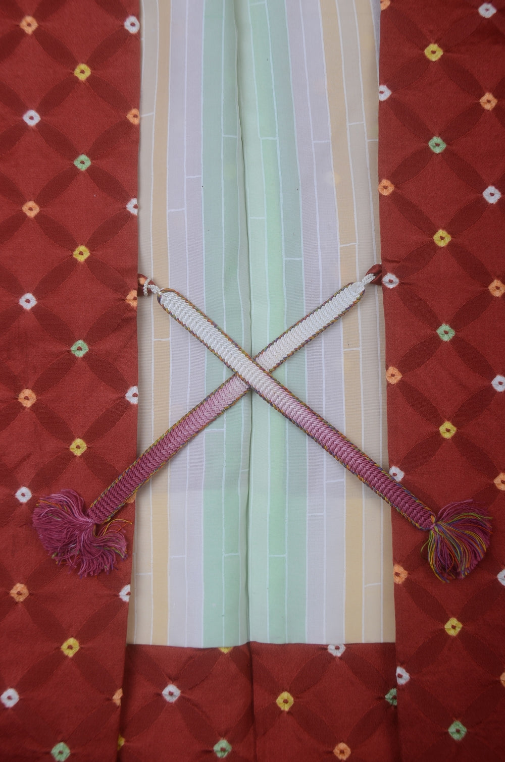 Japanese kimono & jacket 5 items set / SK #1-795