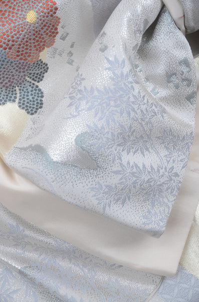 Long-sleeved kimono 6 items set / Furisode / FK#2-255