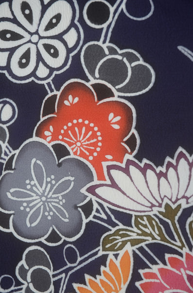 Long-sleeved kimono 6 items set / Furisode / FK#2-256