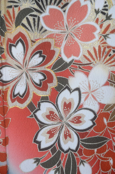 Long-sleeved kimono 6 items set / Furisode / FK#2-257